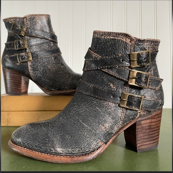 Bed Stu Shoes - Bed Stu Begin Booties Cobbler Series Size 7